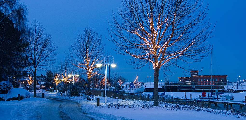 Lichtermeer im Nordseeheilbad Carolinensiel-Harlesiel